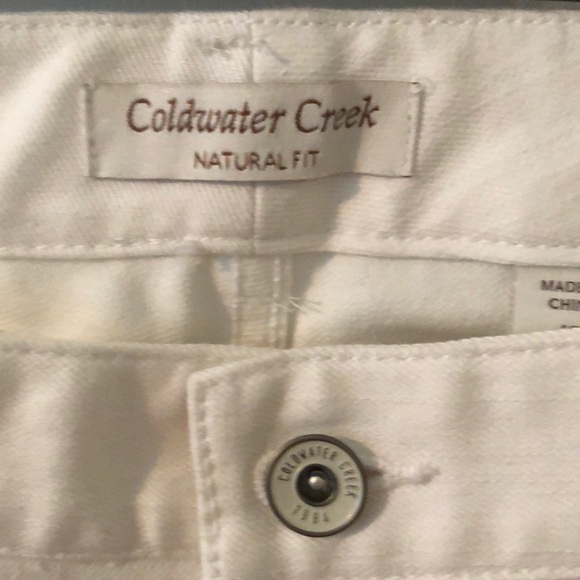 Coldwater Creek white jeans. Size Misses 16 - Picture 2 of 6